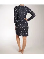 Dámska nočná košeľa 11232-438-2 tm. modrá so vzorom - Rebelle