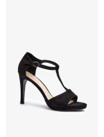 Sandále na podpätku model 196238 Krok vo veľkom štýle