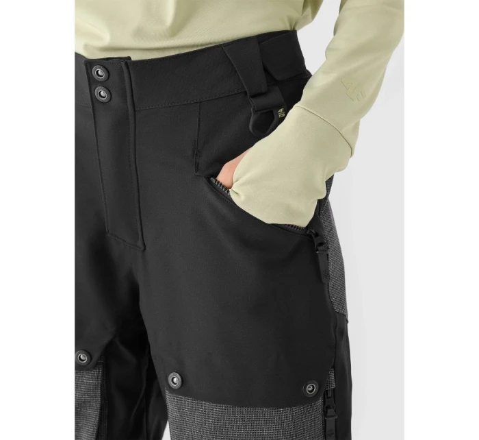 Dámske 10000 membránové snowboardové nohavice 4F 4FWAW24TFTRF701-20S dámske Dámske 10000 membránové snowboardové nohavice 4F 4FWAW24TFTRF701-20S dámske