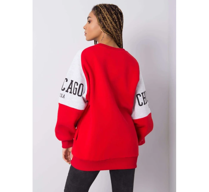 Bluza DS BL model 19344698 czerwony - FPrice Bluza DS BL model 19344698 czerwony - FPrice