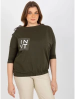 Dámska blúzka EM BZ HW 20 478.42P khaki - FPrice