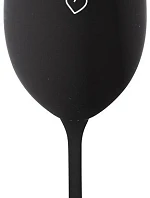 Prechytračil ma - čierny pohár na víno 350 ml