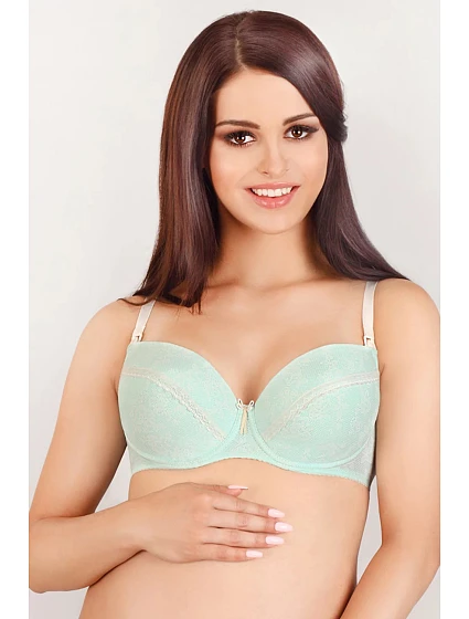 Dámská kojící podprsenka model 20487556 Mátová - Lupoline