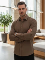 Pánská elegantní hladká košile SLIM FIT Dstreet model 21995760 - FashionStreet Pánská elegantní hladká košile SLIM FIT Dstreet model 21995760 - FashionStreet