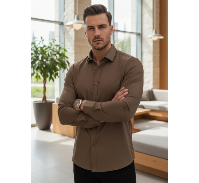 Pánská elegantní hladká košile SLIM FIT Dstreet model 21995760 - FashionStreet Pánská elegantní hladká košile SLIM FIT Dstreet model 21995760 - FashionStreet