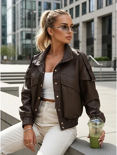 Kurtka damska z ze i brązowa model 22042890 - FashionStreet