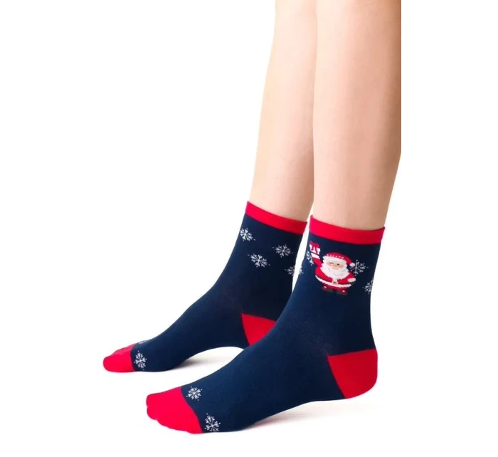 Dámské vánoční ponožky model 21327638 3540 - Steven Dámské vánoční ponožky model 21327638 3540 - Steven