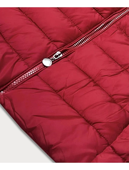 KRÓTKA KURTKA DAMSKA ZIMOWA CZERWONA model 21245057 - W COLLECTION