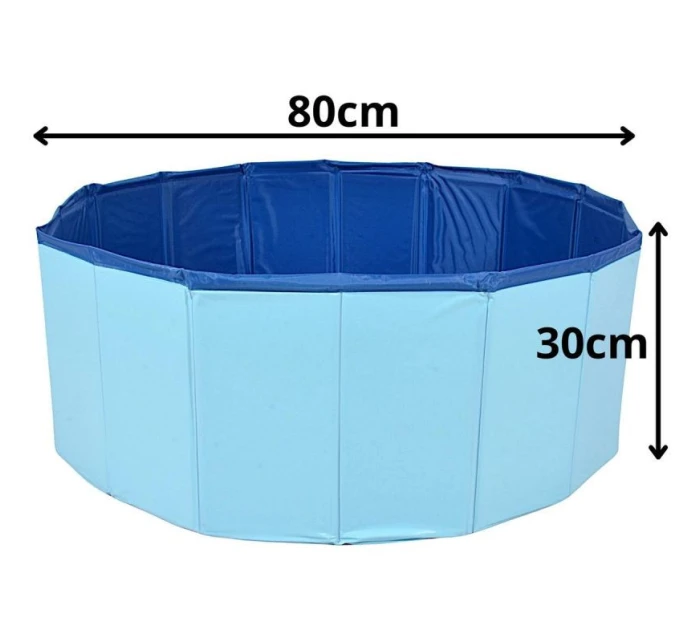 SKLADACÍ ZÁHRADNÝ BAZÉN PRE PSOV 80X30CM SASKA GARDEN