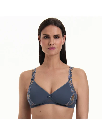 Mäkké košíčky podprsenky Colette s kosticami 5250 sky grey - RosaFaia