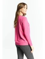 Dámsky sveter QNS0390-004 Dark Pink - Monnari