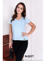 Dámská halenka s krátkým rukávem Dámská halenka s krátkým rukávem