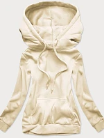 Dámska tepláková mikina v ecru farbe (W02-67)