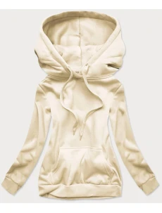 Dámska tepláková mikina v ecru farbe (W02-67)