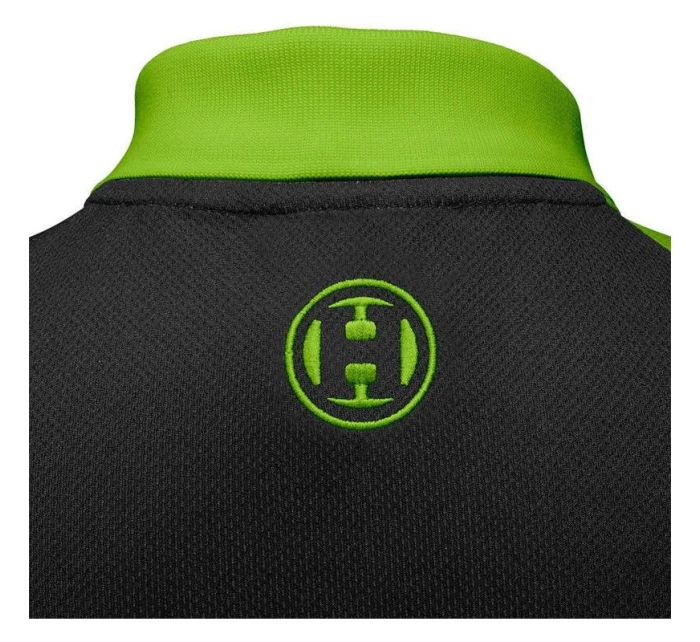 Polokošeľa Harrows Rapide čierno-zelená