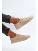 Klasické Dámské Tenisky Big Star model 21654926 Bežové - Big Star Shoes