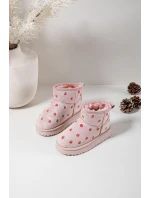 Dětské sněhule s růžové model 21762615 - Boto Dětské sněhule s růžové model 21762615 - Boto