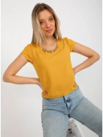 Blúzka LK BZ 505783 1.42P tmavo žltá