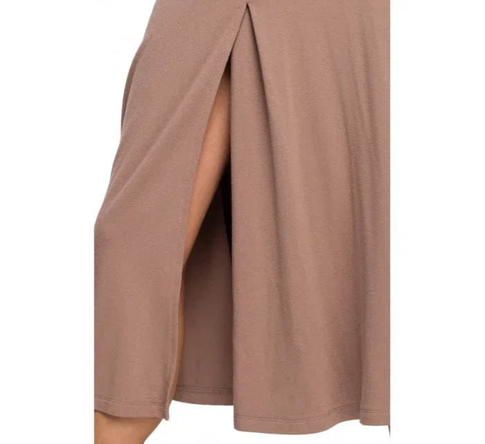 model 18328267 Přiléhavé šaty cappuccino - STYLOVE model 18328267 Přiléhavé šaty cappuccino - STYLOVE