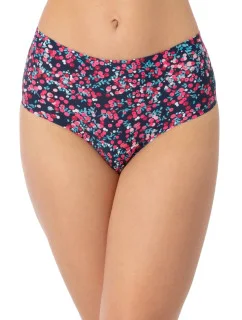 Dámské kalhotky brasil maxi tm. modré s vzorem model 20572492 - Julimex