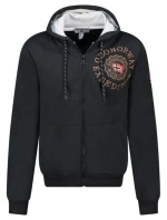 Mikina Geografické Nórsko Geganto DB 100 M WZ3024H/GN-Black men