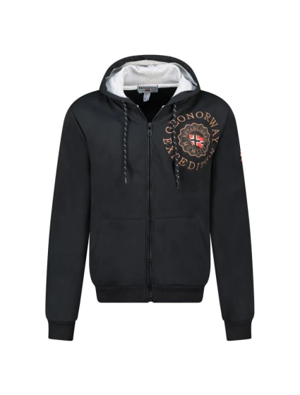 Mikina Geografické Nórsko Geganto DB 100 M WZ3024H/GN-Black men