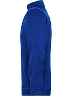 JN Pánská pracovní pletená fleece bunda Solid 02.0 dark royal model 22493657 - Daiber JN Pánská pracovní pletená fleece bunda Solid 02.0 dark royal model 22493657 - Daiber