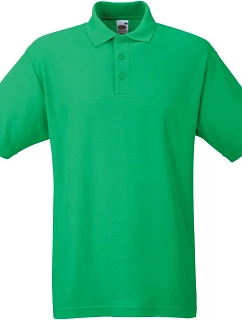 65/35 Pique Polo Piqué polo model 22531145 kelly green - Fruit of the Loom