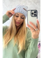 Fleecová čiapka Paulina K227 modrá