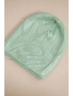 Dámská zimní čepice z vlny s dvojitým lemem oranžová model 21876043 - K-Fashion