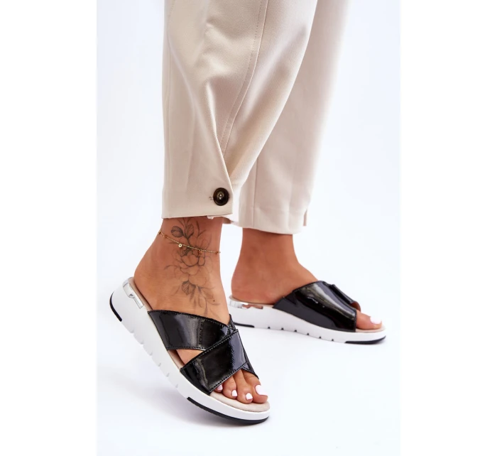 Lakované nízké  Černé model 21625790 - S.Barski