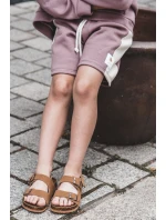 Sandałki Dziecięce Na Korkowej Platformie Zapinane Na Rzep Camel Rorria