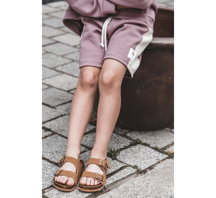 Sandałki Dziecięce Na Korkowej Platformie Zapinane Na Rzep Camel Rorria