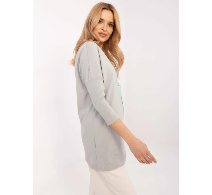 Blúzka CLM BZ 0035.93 sivá