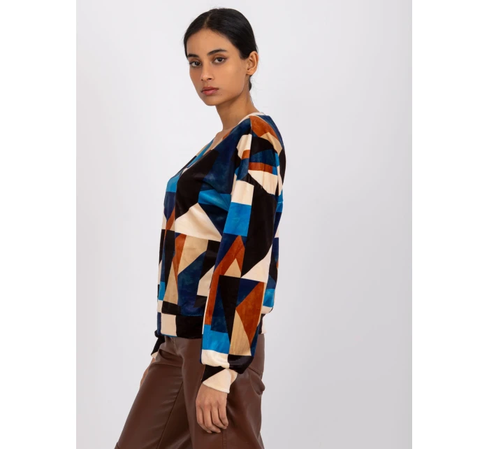 Blúzka DHJ BZ 6550.74P tmavo modrá