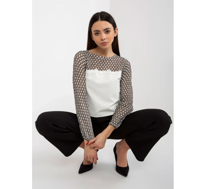 Dámska blúzka LK BZ 506085 1.15X ecru - FPrice