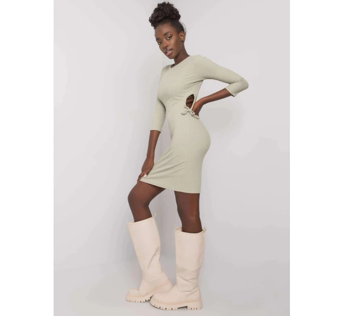 Dámske šaty LK SK 508687.17P pistácie - Lakerta