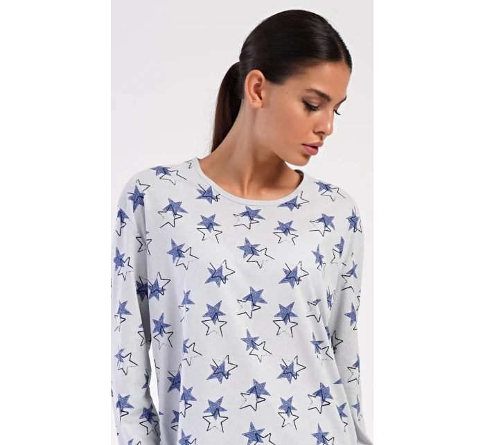 Dámské pyžamo dlouhé Stars