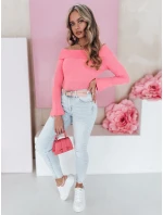 Dámská halenka s odhalenými rameny růžová Dstreet model 21985581 - FashionStreet