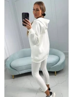 Sada mikiny, topu a legín 3 v 1 ecru Sada mikiny, topu a legín 3 v 1 ecru