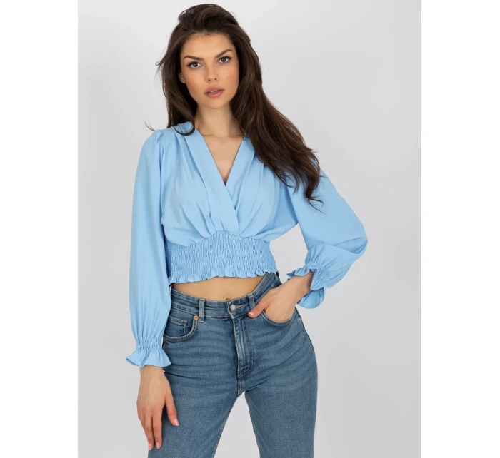 Blúzka DHJ BZ 13866.92P svetlo modrá