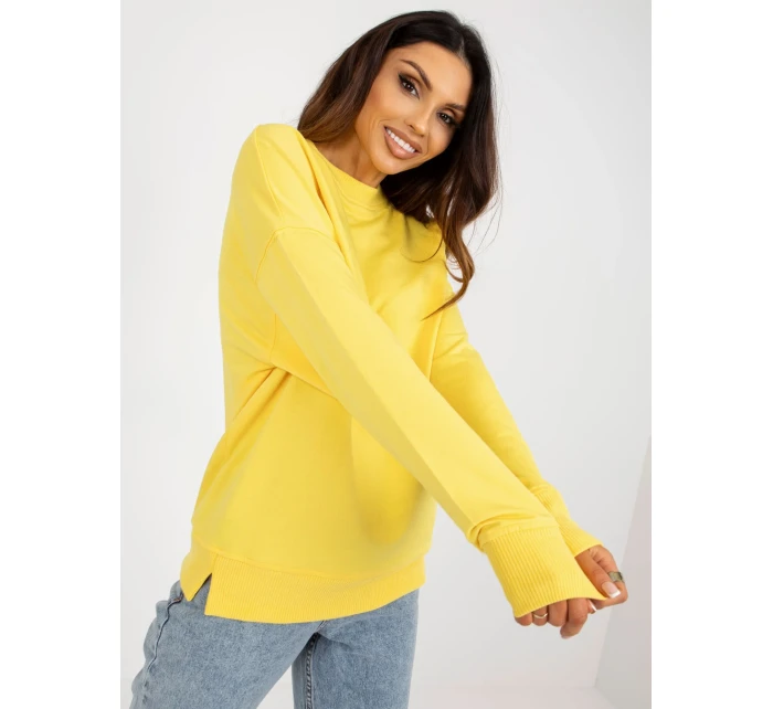 Dámska mikina MA BL 1809002 1.15P žltá - FPrice Dámska mikina MA BL 1809002 1.15P žltá - FPrice