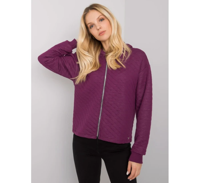 Dámska mikina RV BL 7449.66 tmavo fialová