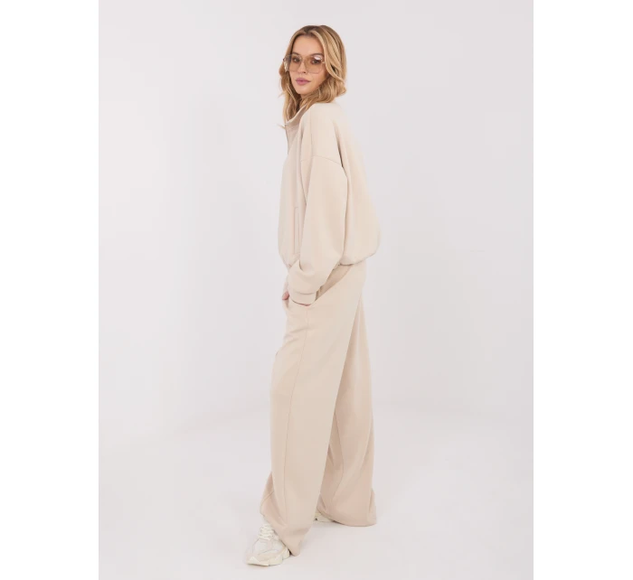 Spodnie SM SP model 21782414 jasny beżowy - FPrice Spodnie SM SP model 21782414 jasny beżowy - FPrice