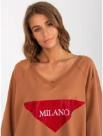 Mikina VI BL 3113.73P svetlo hnedá Mikina VI BL 3113.73P svetlo hnedá