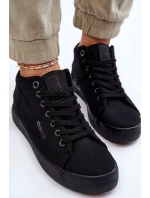 Dámské klasické vysoké tenisky Big Star LL274001 Černé Dámské klasické vysoké tenisky Big Star LL274001 Černé