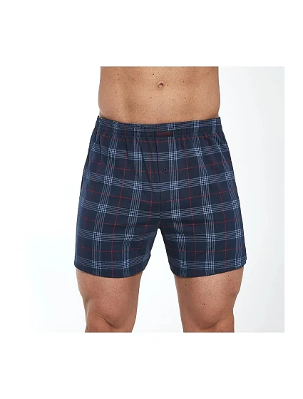 Pánské boxerky model 22317453 modré - Cornette Pánské boxerky model 22317453 modré - Cornette