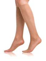 Silonkové podkolienky FLY KNEE highs 15 DEN - Bellinda - almond