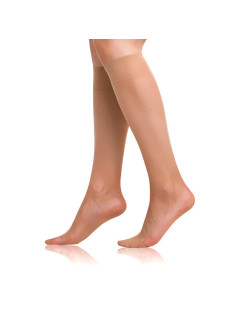 Silonkové podkolienky FLY KNEE highs 15 DEN - Bellinda - almond