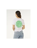 Dámske tričko RIP CURL Icons Of Surf Relaxed Tee, biele Dámske tričko RIP CURL Icons Of Surf Relaxed Tee, biele